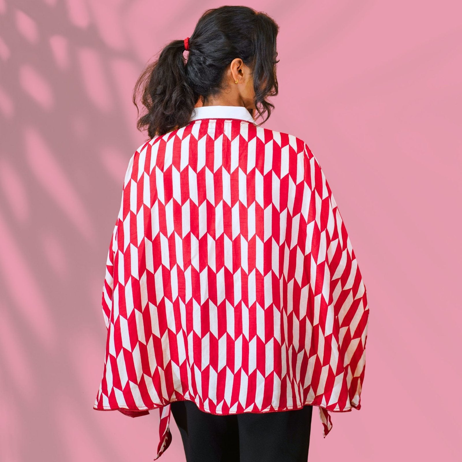 Red and White Cape