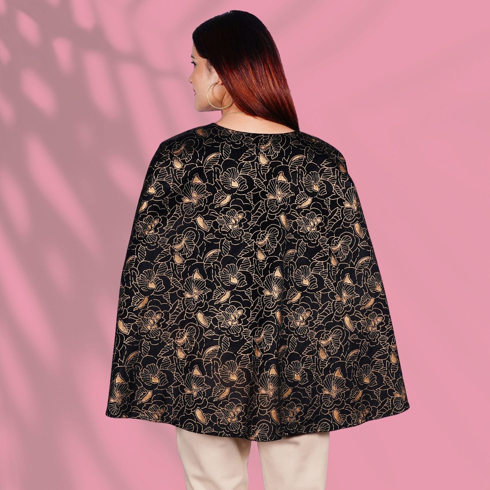 Black and Gold Cape