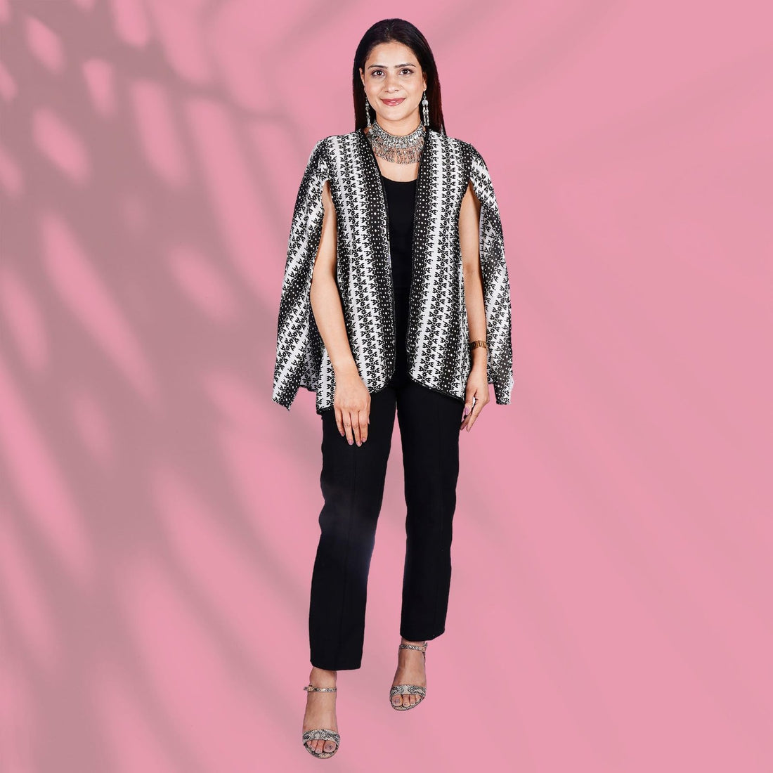 Black and White Cape