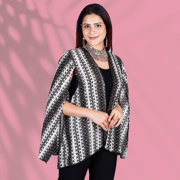 Black and White Cape