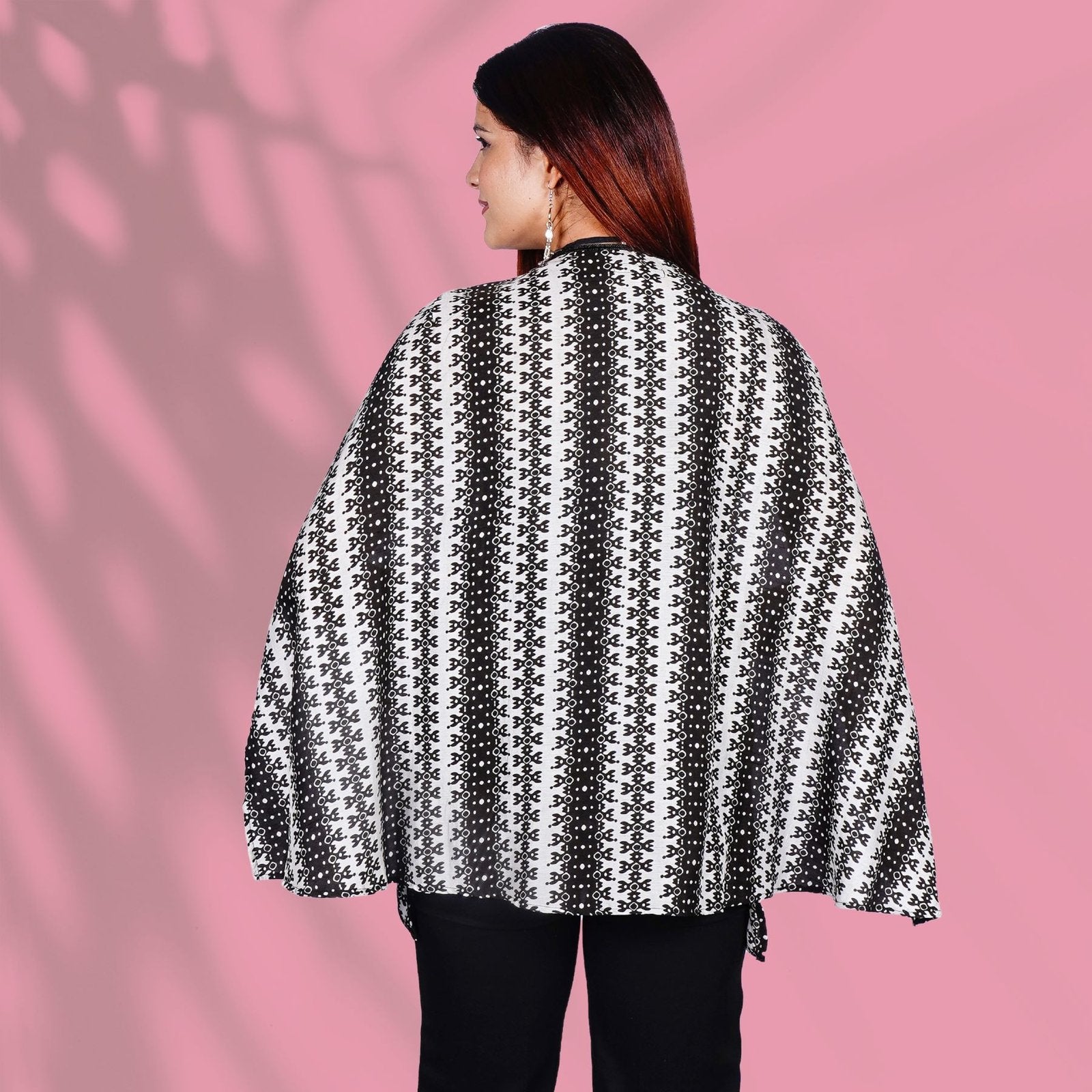 Black and White Cape