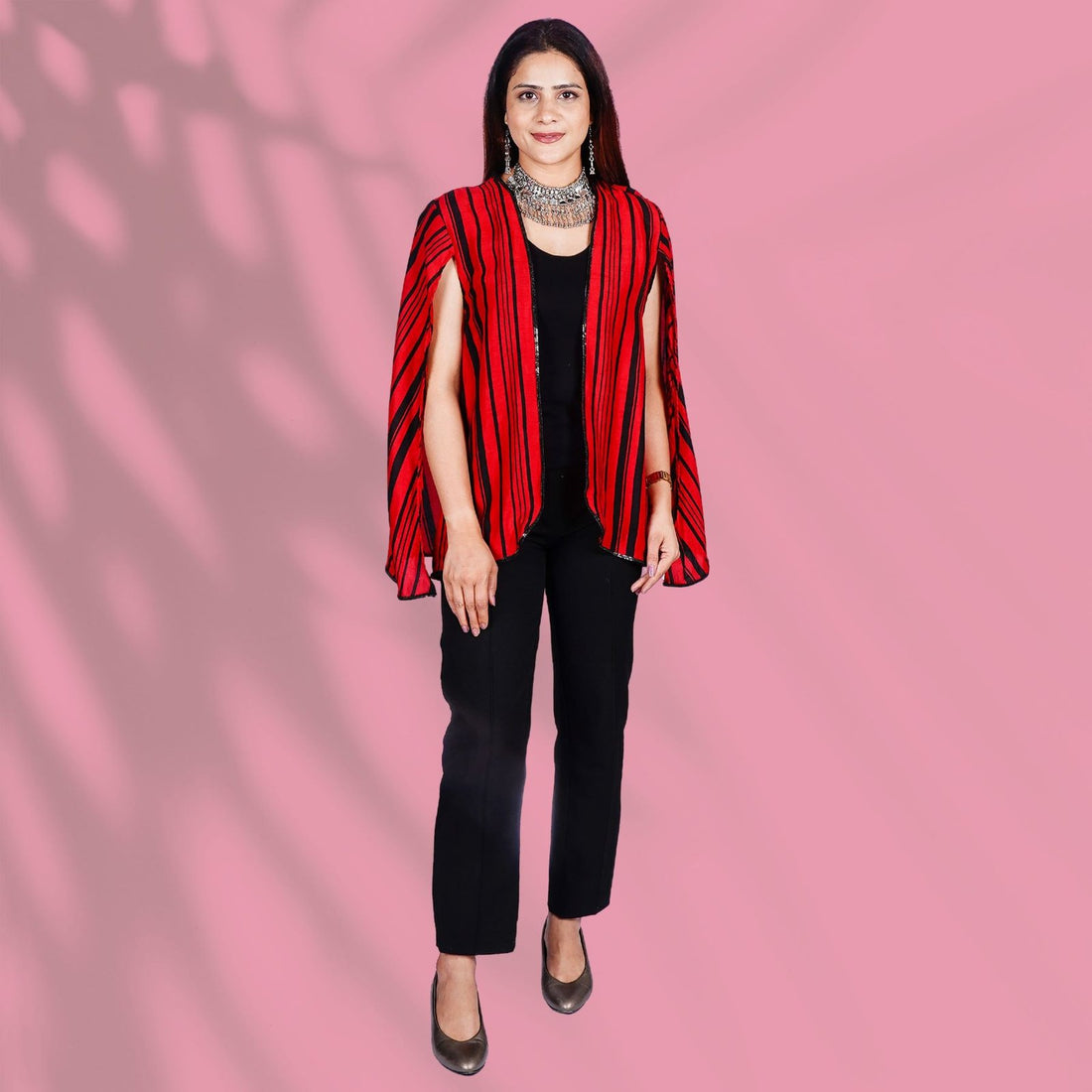 Red and Black Cape