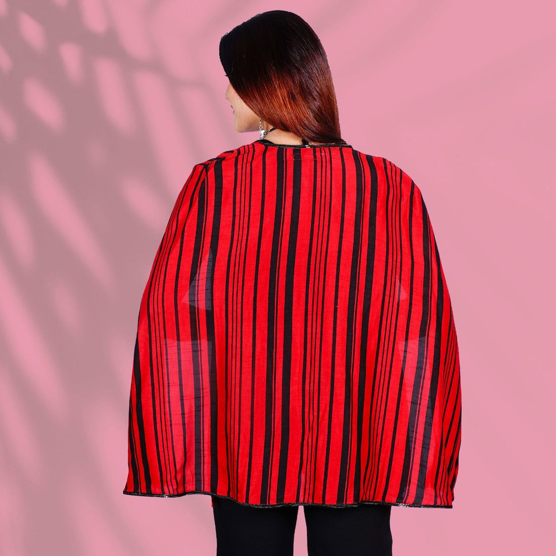 Red and Black Cape