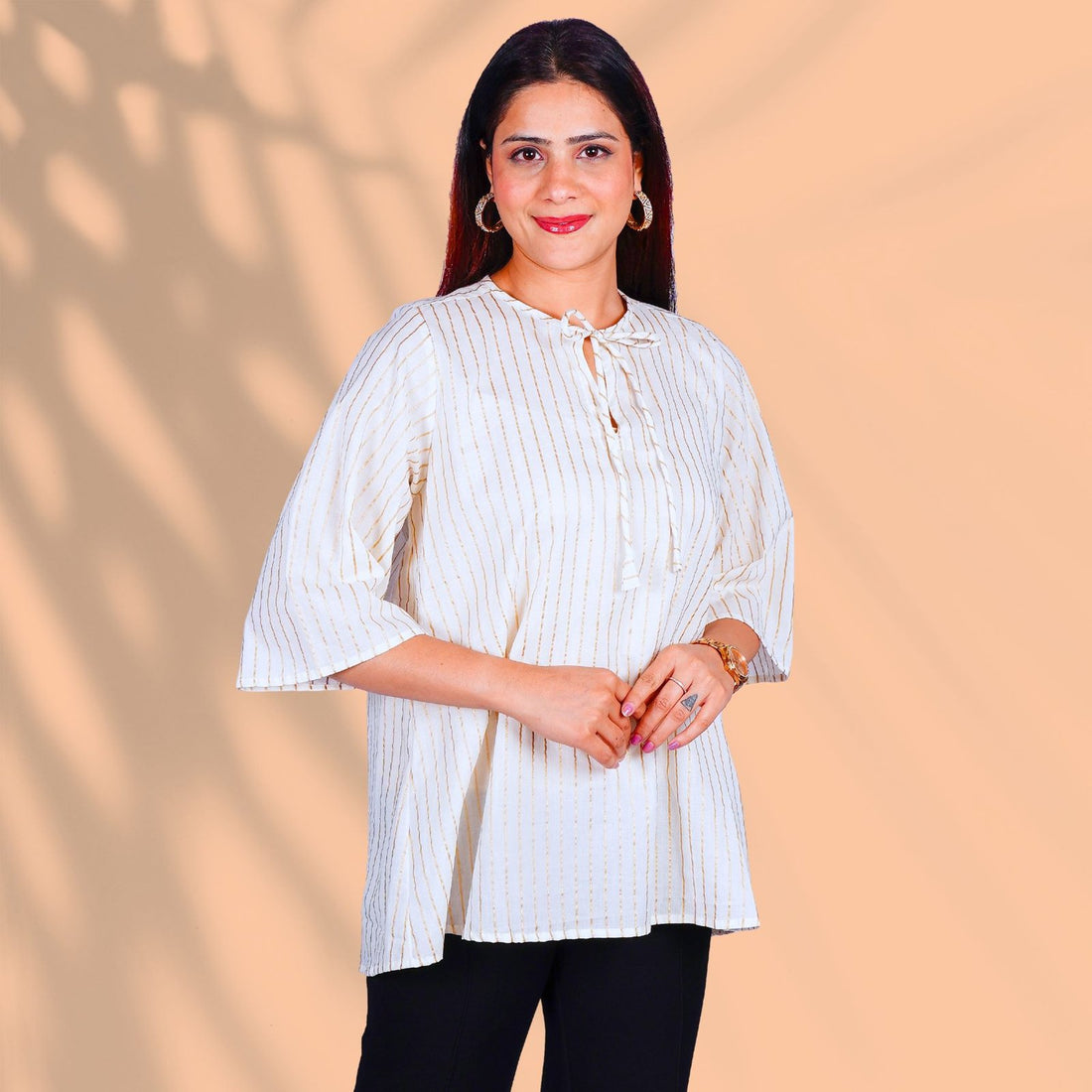 Cream Kurti
