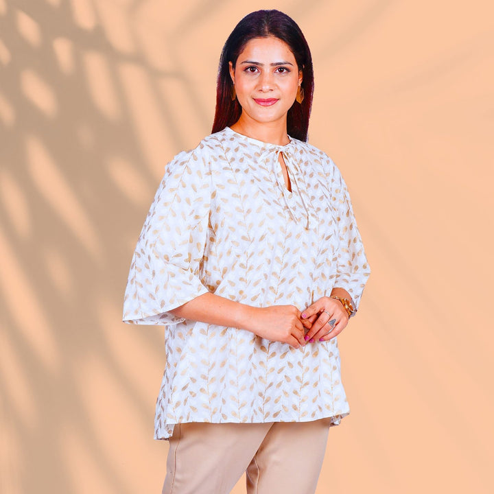 Cream Kurti