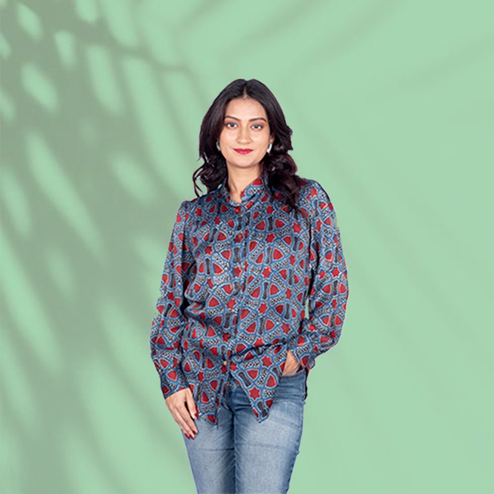 Modal Silk Blue Shirt