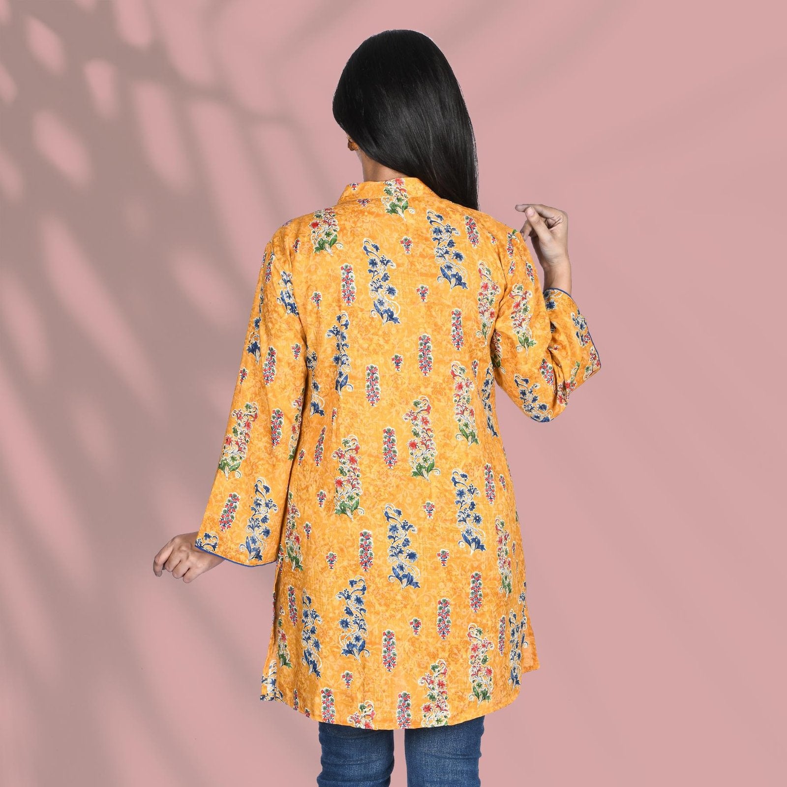 Mustard Long Kurti