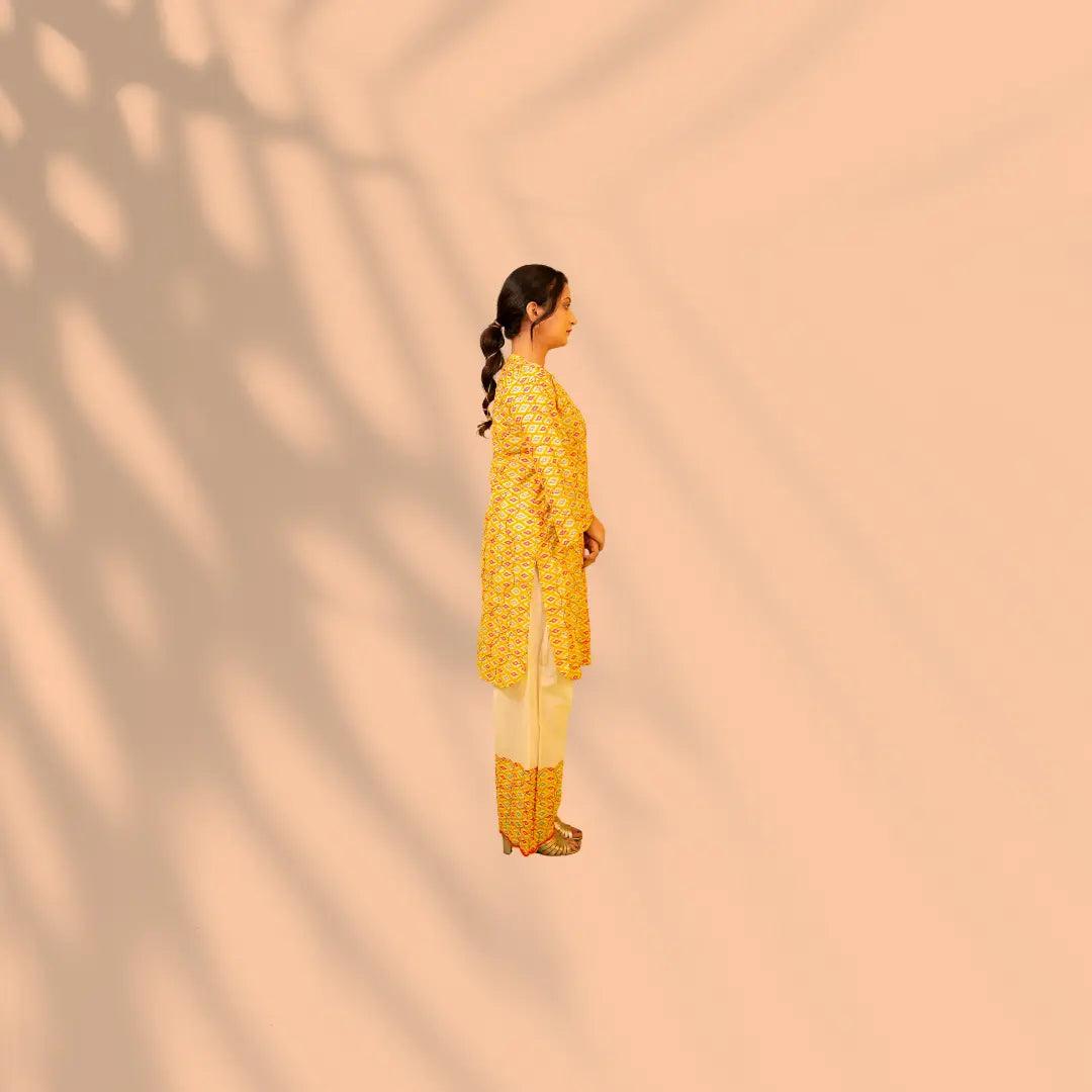 Mustard Cotton Co-ord Set