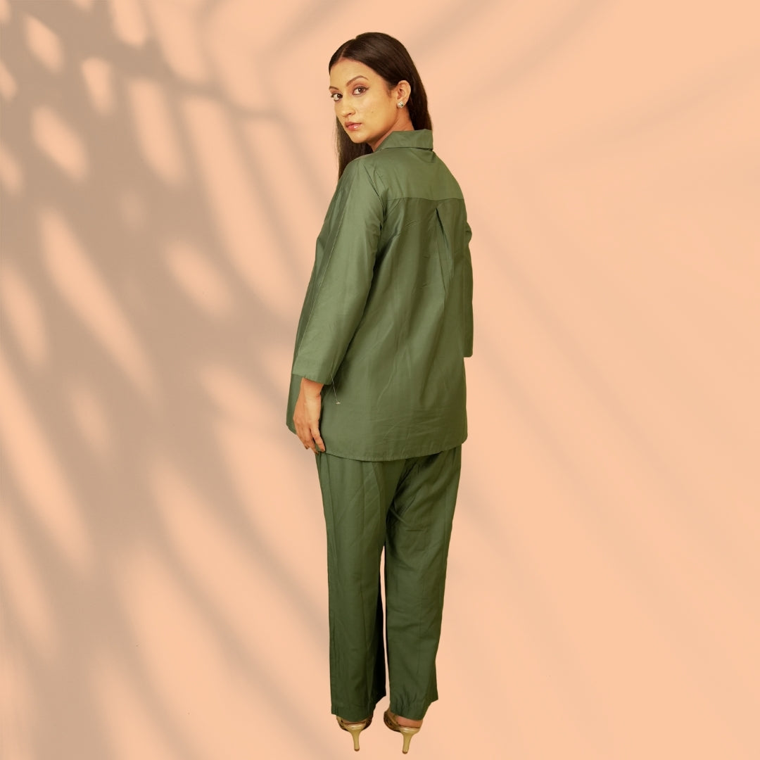 Green Gold Co-ord Set