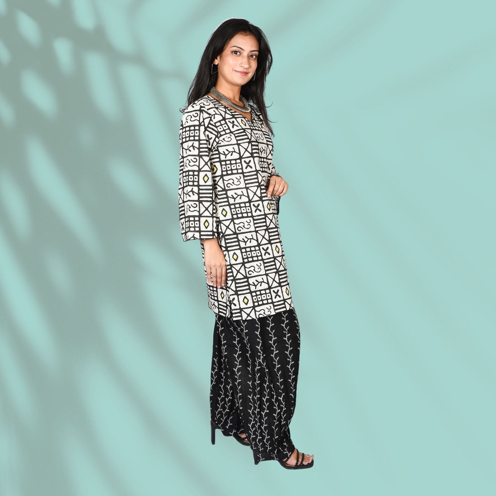 Black and White Co-ord Set
