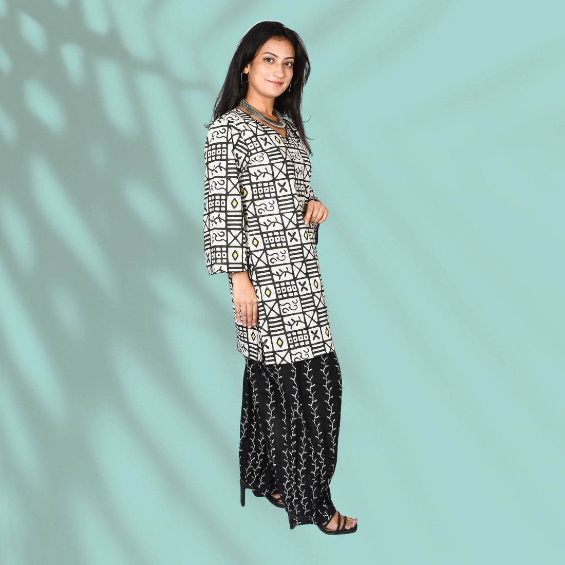 Black and White Co-ord Set