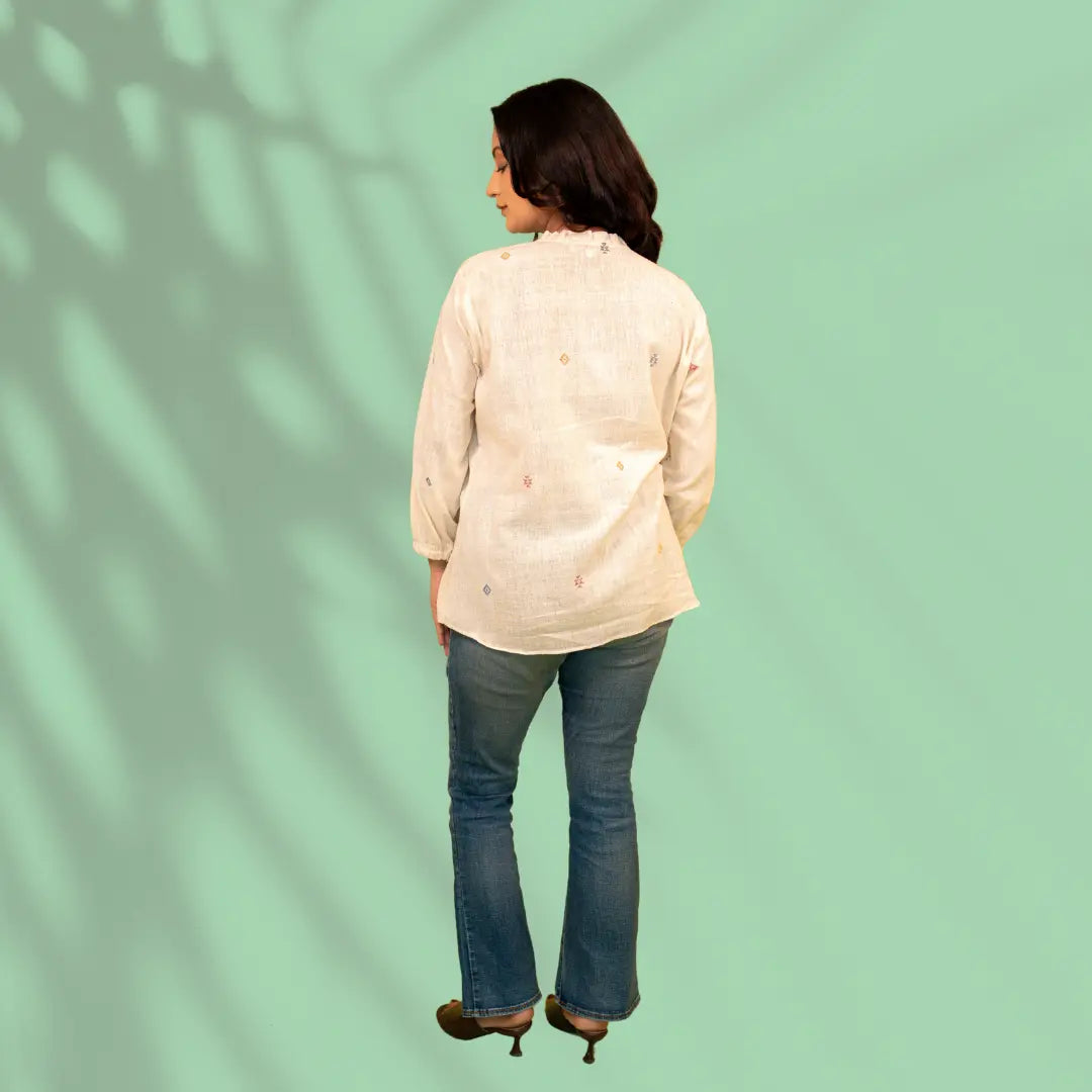 Beige Kala Cotton Shirt