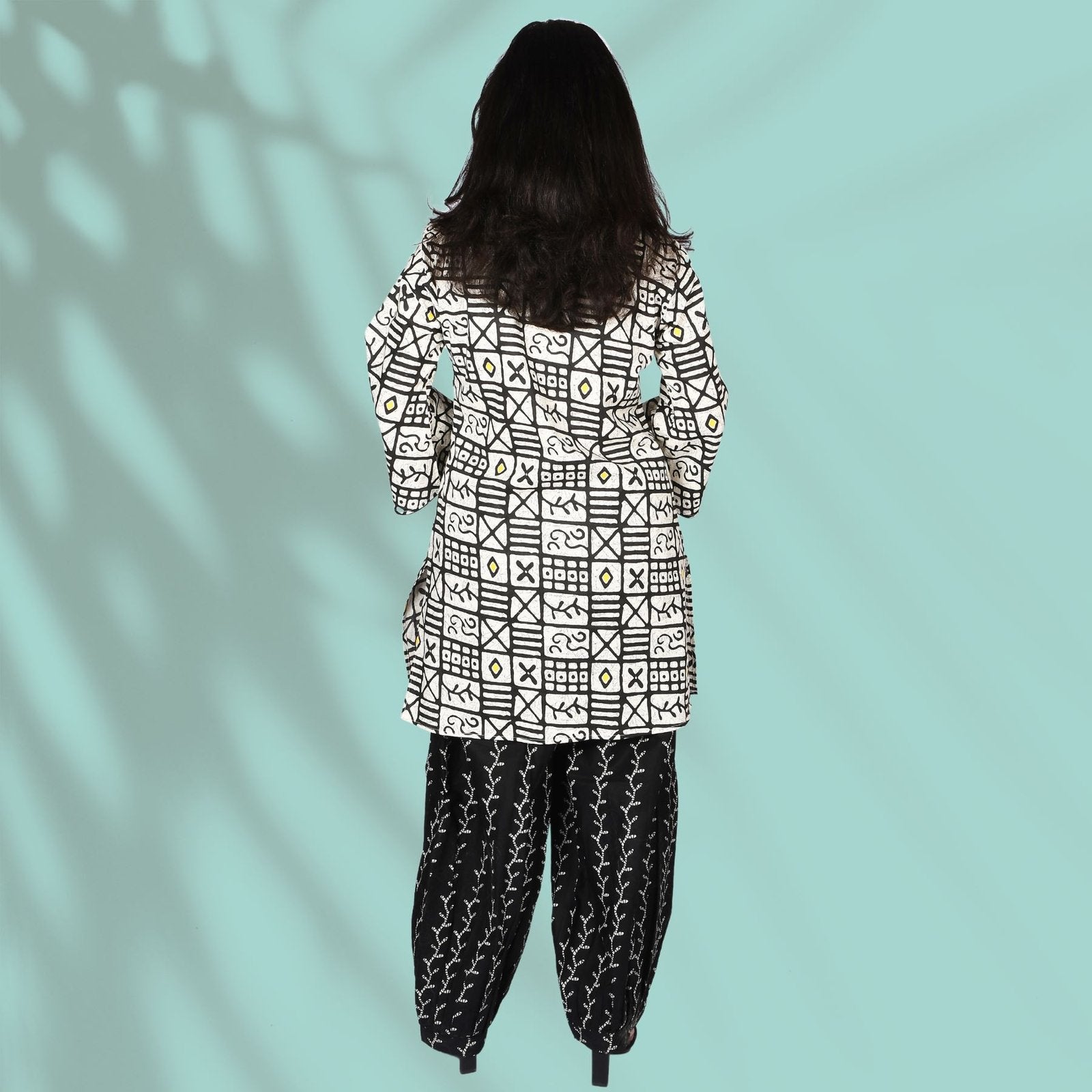Black and White Co-ord Set