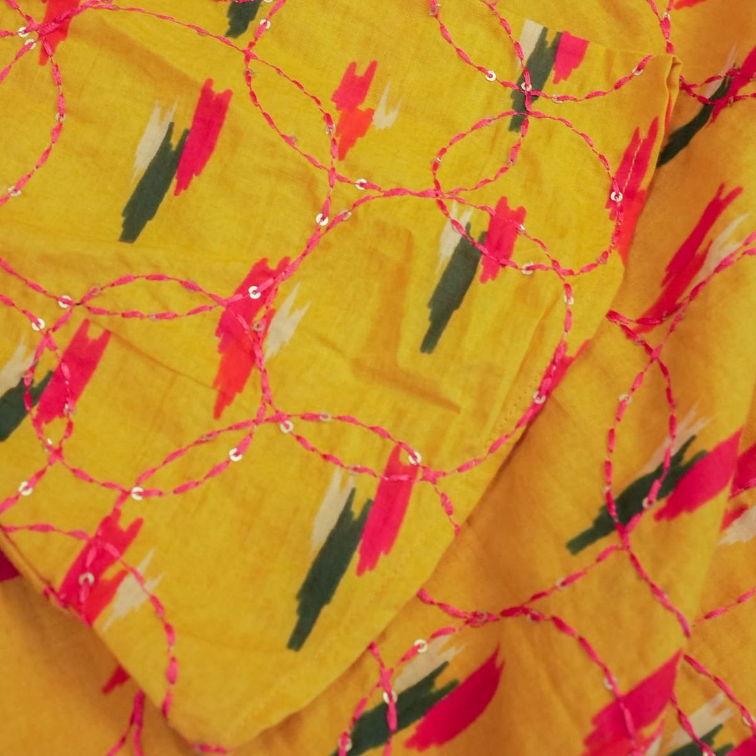 Yellow Cotton Co-ord Set
