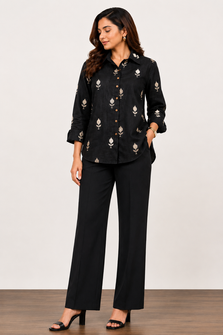 Brown Gold Shirt