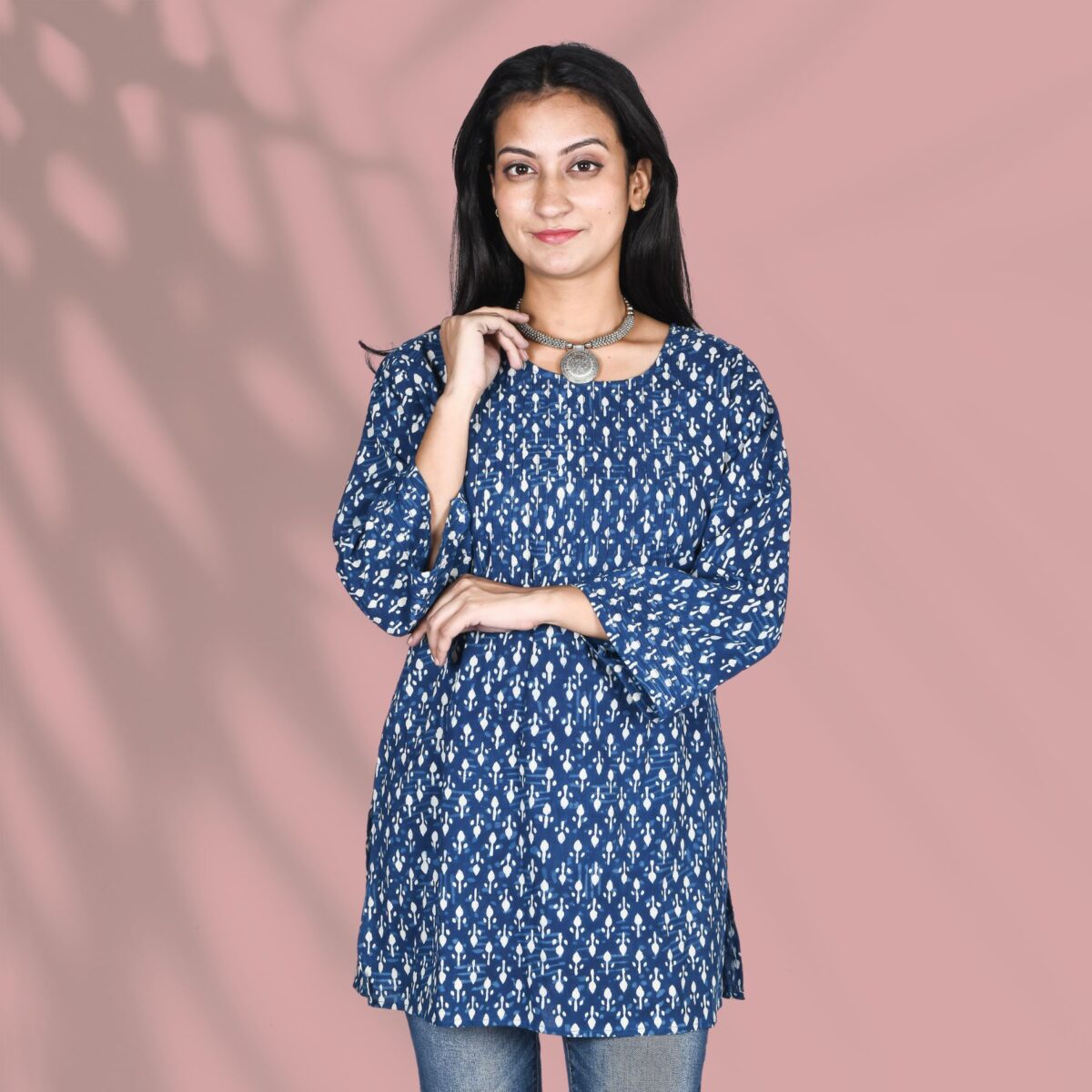 Pintuck Short Kurti