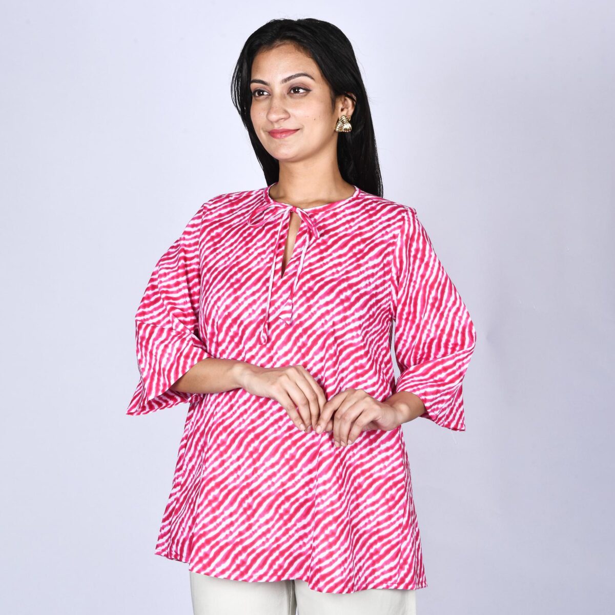 Pink short kurti 3