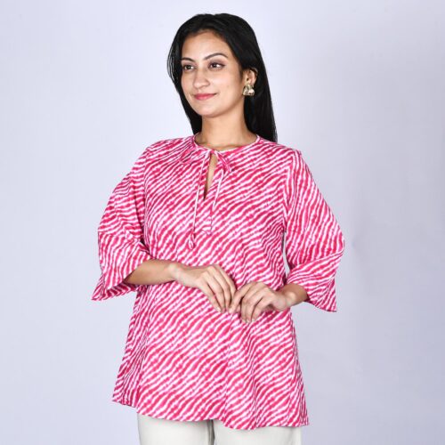 Pink short kurti 3